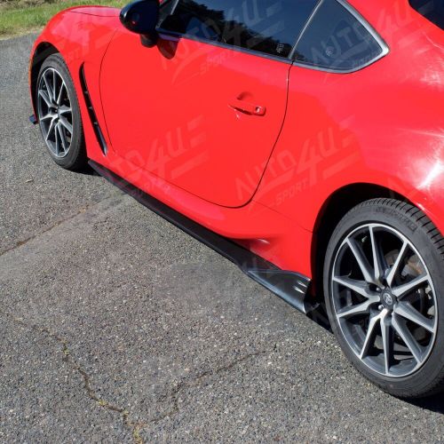 Fit Toyota GR86 Subaru BRZ 2022-2025 Primer Black PU Side Body Skirt, US $198.69, image 8