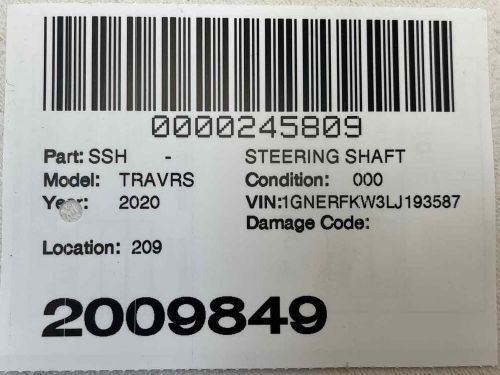 Fits 2018 - 2023 CHEVY TRAVERSE Steering Column Intermediate Shaft 84378231, US $49.00, image 3