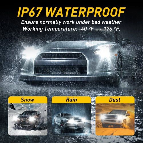 AUXITO 9005 9006 LED 9145 Headlight Fog Light for Bulbs Chevrolet 1500 Silverado, US $77.19, image 6