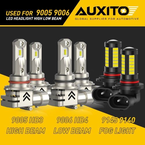 AUXITO 9005 9006 LED 9145 Headlight Fog Light for Bulbs Chevrolet 1500 Silverado, US $77.19, image 12