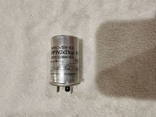Porsche 356 Hella 6130 Turn Signal Flasher Relay NOS Nice German 6V, US $65.00, image 5