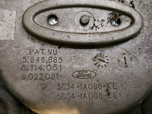 Ford f250 f350 oem chrome wheel center cap p/n 7c34-1a096-za