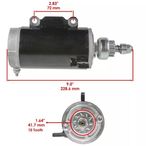 Starter for Evinrude 85 88 90 100 112 115 HP E85 E88 E90 E100 E112 E115 1981-97, US $75.36, image 5