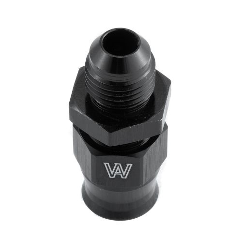 6an male to 3/8" tube pipe fuel line fitting w/brass ferrule hardline