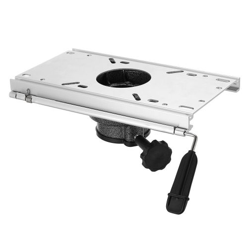 Boat seat pedestal high-grade aluminum, fits 2 7/8-inch diameter pedestal post