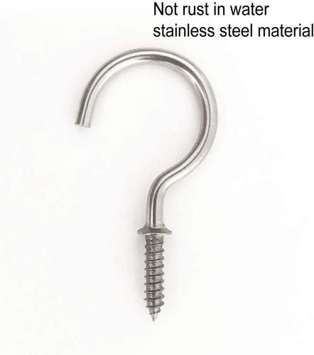 1-1/4" screw ceiling hooks stainless steel cup 1-1/4 inch, bronze