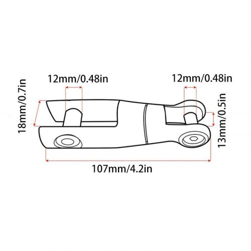 316 Stainless Steel Anchor Chain Swivel Connector Boat Multi-Directional, US $53.75, image 4