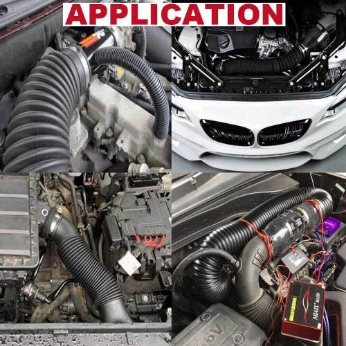 Air Intake Pipe,76 mm/3 inch Car Cold Air Intake Hose Pipe,Car Duct Tube Hose, US $, image 10