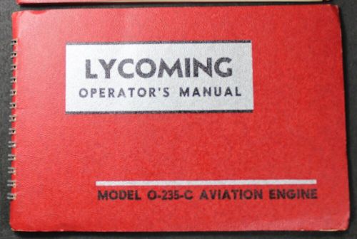 (3) Avco Lycoming Operator's Manual Lot - O-290-D GO-435-C2 & O-235-C, US $54.99, image 3