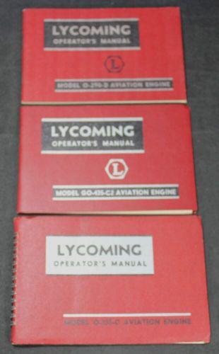 (3) Avco Lycoming Operator's Manual Lot - O-290-D GO-435-C2 & O-235-C, US $54.99, image 4