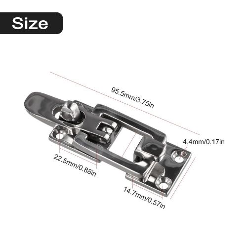 Sturdy Stainless Steel Boat Door Lock Latch with Anti Rattle Mechanism, US $19.59, image 23
