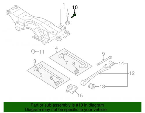 Genuine Subaru Alignment Cam 20540AA111, US $4.47, image 5