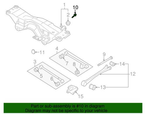 Genuine Subaru Alignment Cam 20540AA111, US $4.47, image 6