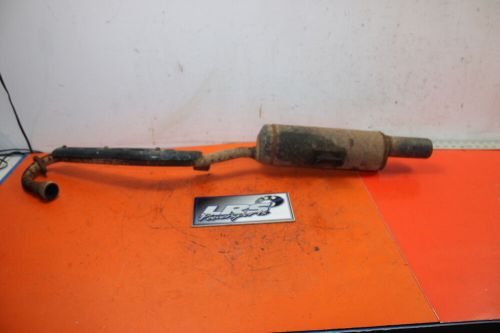 1987 HONDA TRX 125 EXHAUST PIPE MUFFLER SLIP ON CAN SILENCER 18300-HC3-000, US $89.95, image 8