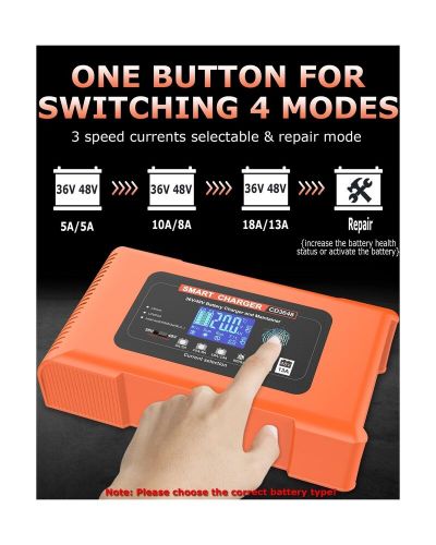 15 AMP 48 Volt Golf Cart Battery Charger for Club Car-3-Pin Round Plug, 48V L..., US $188.75, image 4