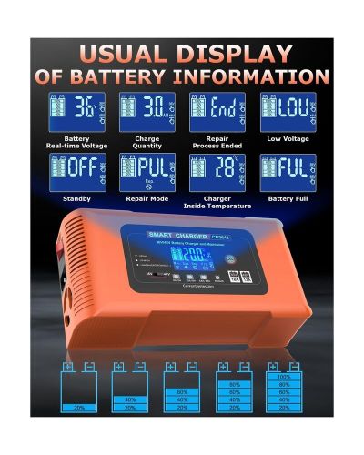 15 AMP 48 Volt Golf Cart Battery Charger for Club Car-3-Pin Round Plug, 48V L..., US $188.75, image 8