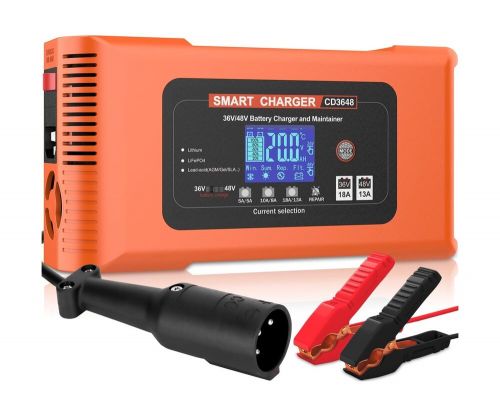 15 AMP 48 Volt Golf Cart Battery Charger for Club Car-3-Pin Round Plug, 48V L..., US $188.75, image 9