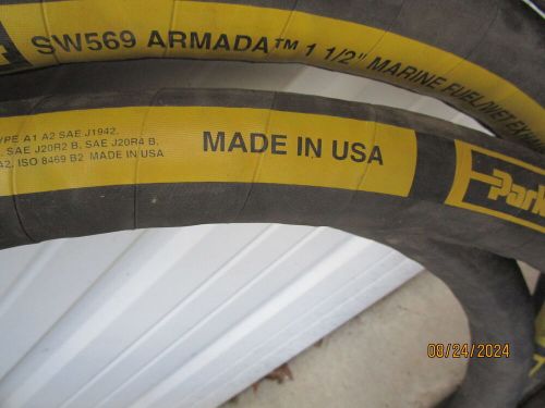 32' 8" Parker SW569 Armada 1-1/2" Marine Fuel / Wet Exhaust Hose NOS, US $499.99, image 7