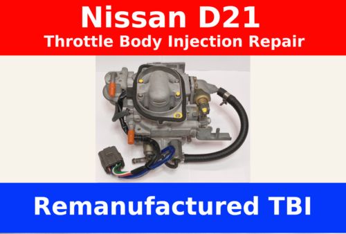 1986.5 87 Nissan D21 Hardbody Pickup Truck Z24i 2.4l Throttle Body TBI Injectors, US $750.00, image 5