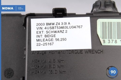 03-06 BMW Z4 E85 E86 Interior Dash Fuse Power Relay Junction Box 8378113 OEM, US $55.44, image 8