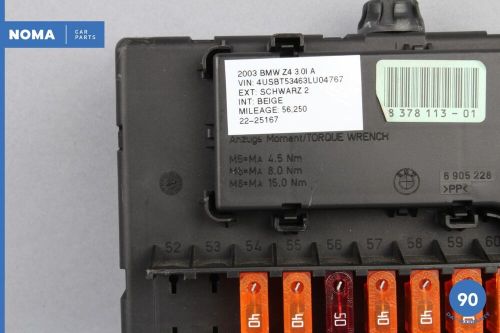 03-06 BMW Z4 E85 E86 Interior Dash Fuse Power Relay Junction Box 8378113 OEM, US $55.44, image 11