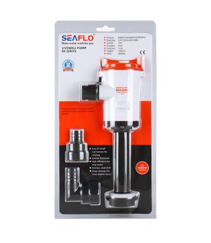 SEAFLO 12V Live Bait Tank Aerator Pump 800GPH LIVEWELL Bilge Pump Kit Fishing, US $69.99, image 10