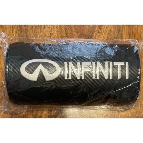 4PC Infiniti Carbon Fiber Seat Belt Covers and Headrest Pillow Set Black White, US $34.98, image 5
