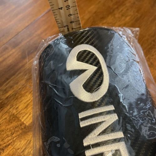 4PC Infiniti Carbon Fiber Seat Belt Covers and Headrest Pillow Set Black White, US $34.98, image 8