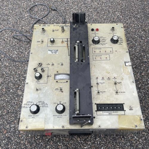 Bendix king rt1449 synthesizer rf board test set test panel avionics simulator