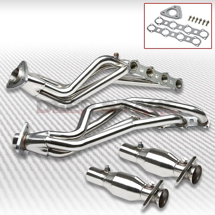 Tubular header exhaust manifold extractor 99-04 ford f-150/f150 supercharge 5.4l