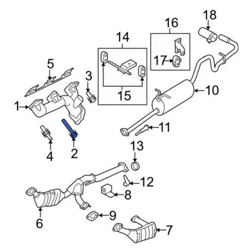 Genuine Ford Manifold Bolt N811573-S431, US $15.69, image 2