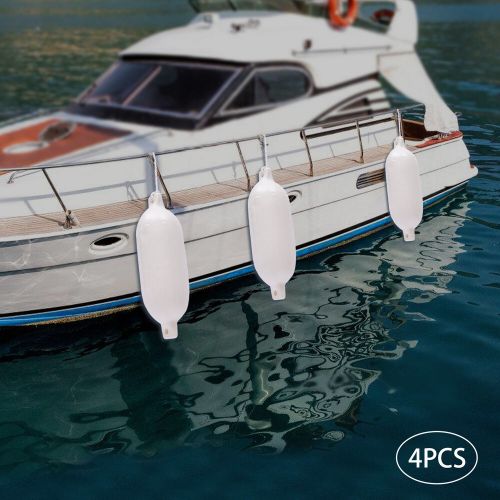 4Pcs Ribbed Marine Boat Fender PVC Bumper Dock Shield Protection 5.5" X 20", US $50.02, image 7