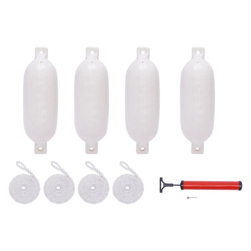 4Pcs Ribbed Marine Boat Fender PVC Bumper Dock Shield Protection 5.5" X 20", US $50.02, image 10