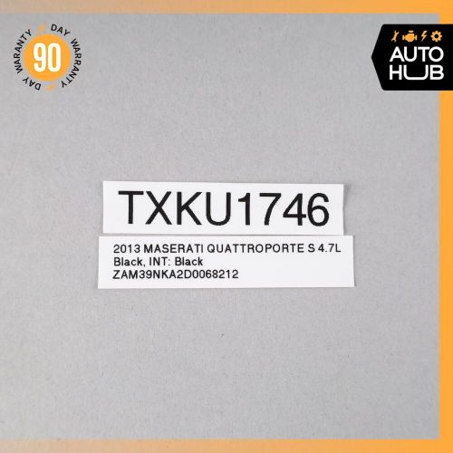 09-13 Maserati Quattroporte S M139 Front Right Lower Bottom Seat Cushion OEM, US $300.00, image 11
