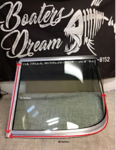 Lund 2017 curved glass fishing boat windshield new Taylor made, US $500.00, image 13