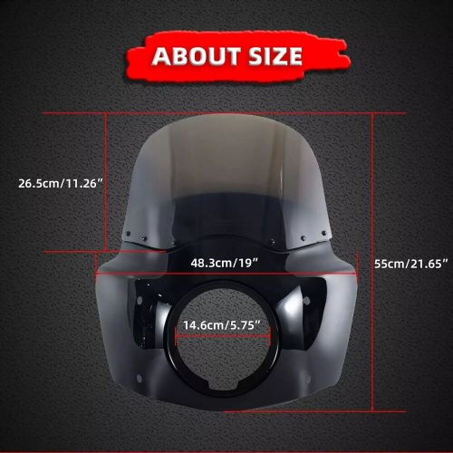 Club Style Front Fairing Windshield Kit For Harley Low Rider S FXLRS 2020-2023, US $139.99, image 2