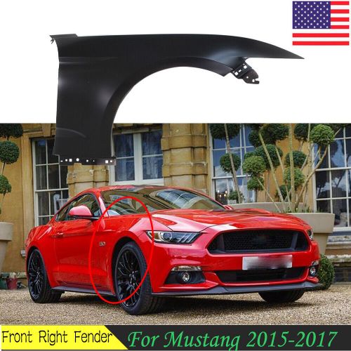Fender fit For 2015-2017 Ford Mustang Front Passenger Primed Steel, US $249.99, image 3