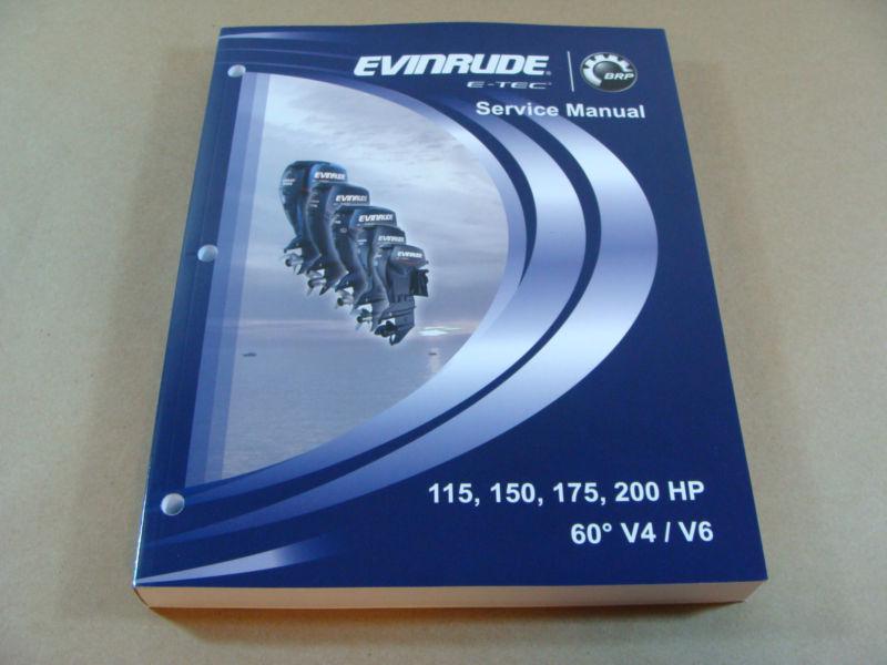 New 2008 evinrude sc e-tec 60° v4 v6 115 150 175 200 hp service manual 5007529