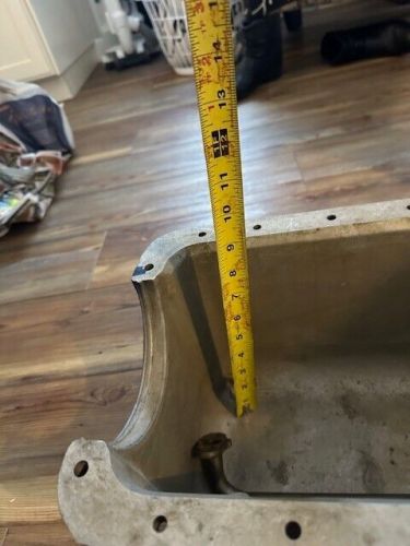 Volvo Penta or Waukesha vintage 302 Ford oil pan, oil sump, dip stick Item 2564, US $125.00, image 2