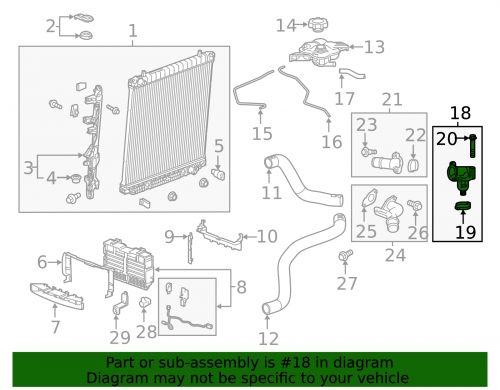 Genuine GM Engine Coolant Thermostat and Housing Assembly 12678784, US $97.88, image 5