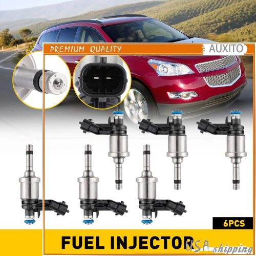 6x Fuel Injectors For Chevrolet Camaro Traverse GMC Acadia CTS 3.6L 12638530 USA, US $82.99, image 7