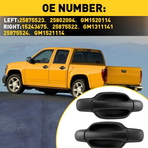 2X Door Handle Exterior Outside Rear Driver Passenger For 2004-2012 GMC Canyon, US $21.99, image 7