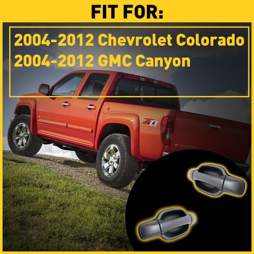 2X Door Handle Exterior Outside Rear Driver Passenger For 2004-2012 GMC Canyon, US $21.99, image 11