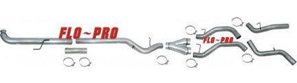 Flo Pro Exhaust System 07.5-10 Duramax LMM 4'' Downpipe Back NO Muffler #734, US $400.00, image 2