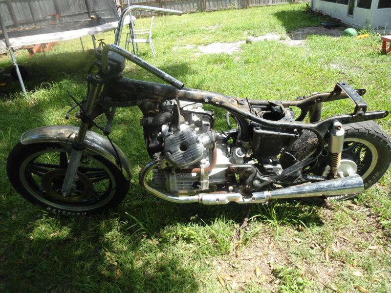 1980 honda cx500 cx 500 custom rolling chassis wheels engine parts