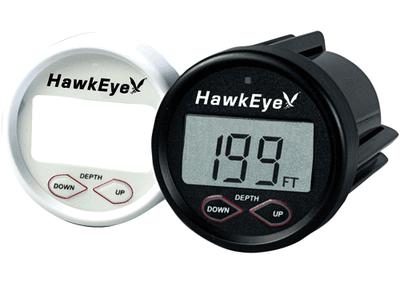 Hawkeye®  in dash depth finder/sounder - transom/in-hull transducer