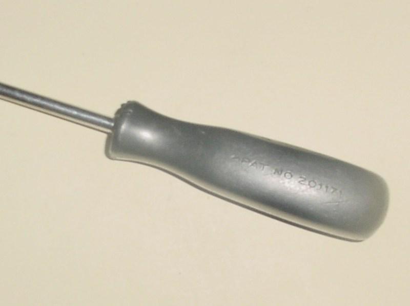 Snap-on slotted screwdriver, 6", ssd 146, no reserve