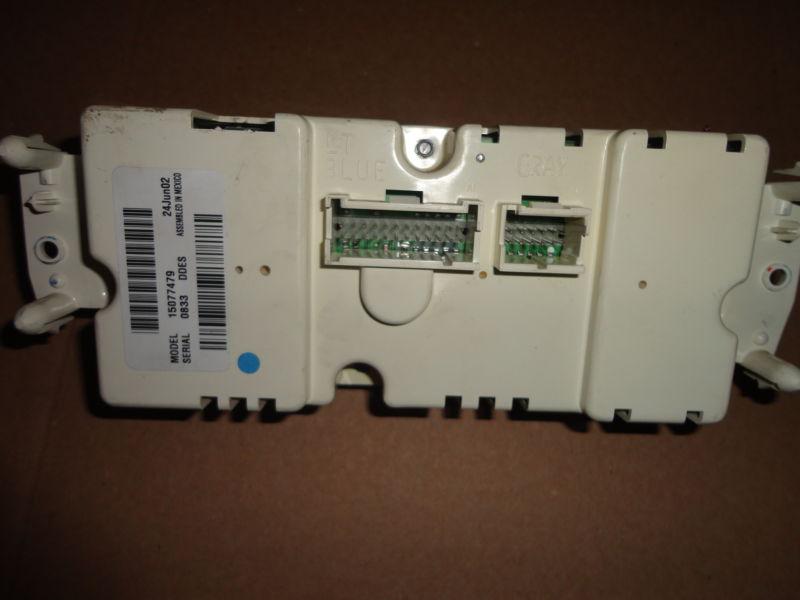 2002 - 2004 ENVOY TRAILBLAZER DIGITAL TEMP AC HEAT CLIMATE CONTROL PANEL UNIT, US $40.00, image 2