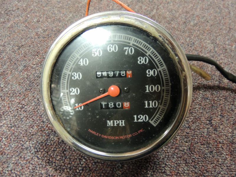 Sell HarleyDavidson Softail Speedometer Fits Any Softail in Gibsonton