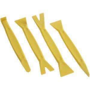 4 pc nylon pry bar set dash panel trim removal interior upholstery tool kit